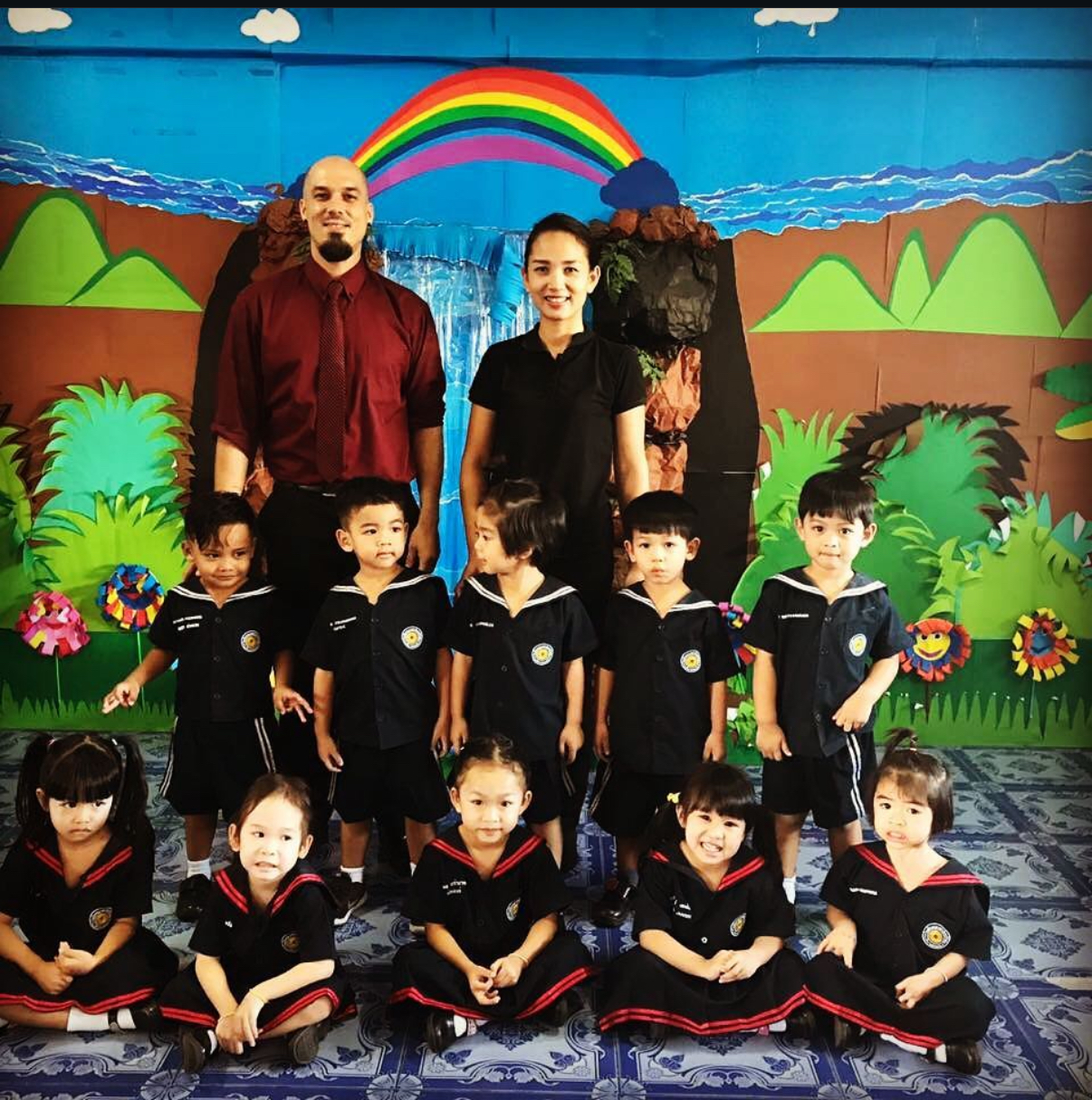 Anthony teaching in Thailand